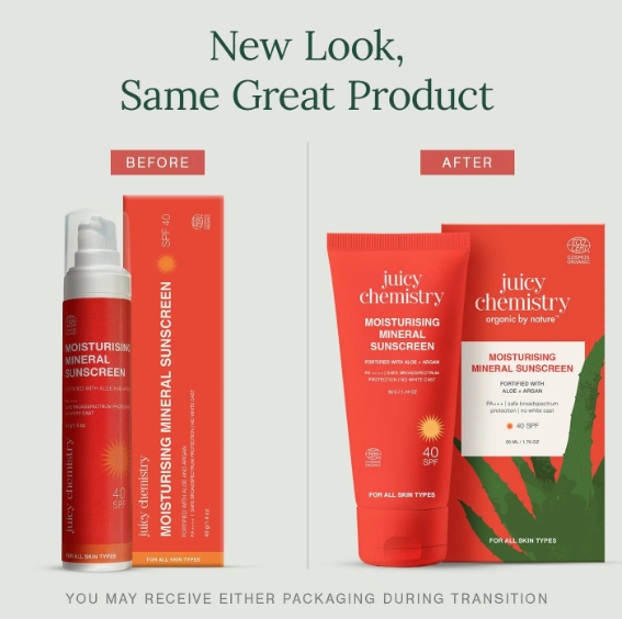 Juicy Chemistry Moisturising Mineral Sunscreen SPF 40 - Distacart