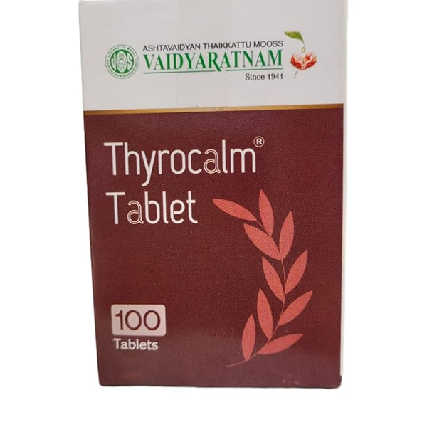 Vaidyaratnam Thyrocalm Tablet - Distacart