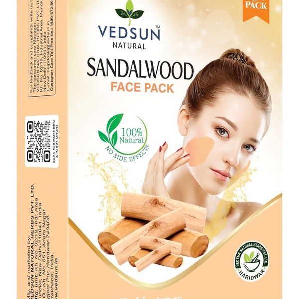 Vedsun Naturals Chandan Face Pack Powder - Distacart