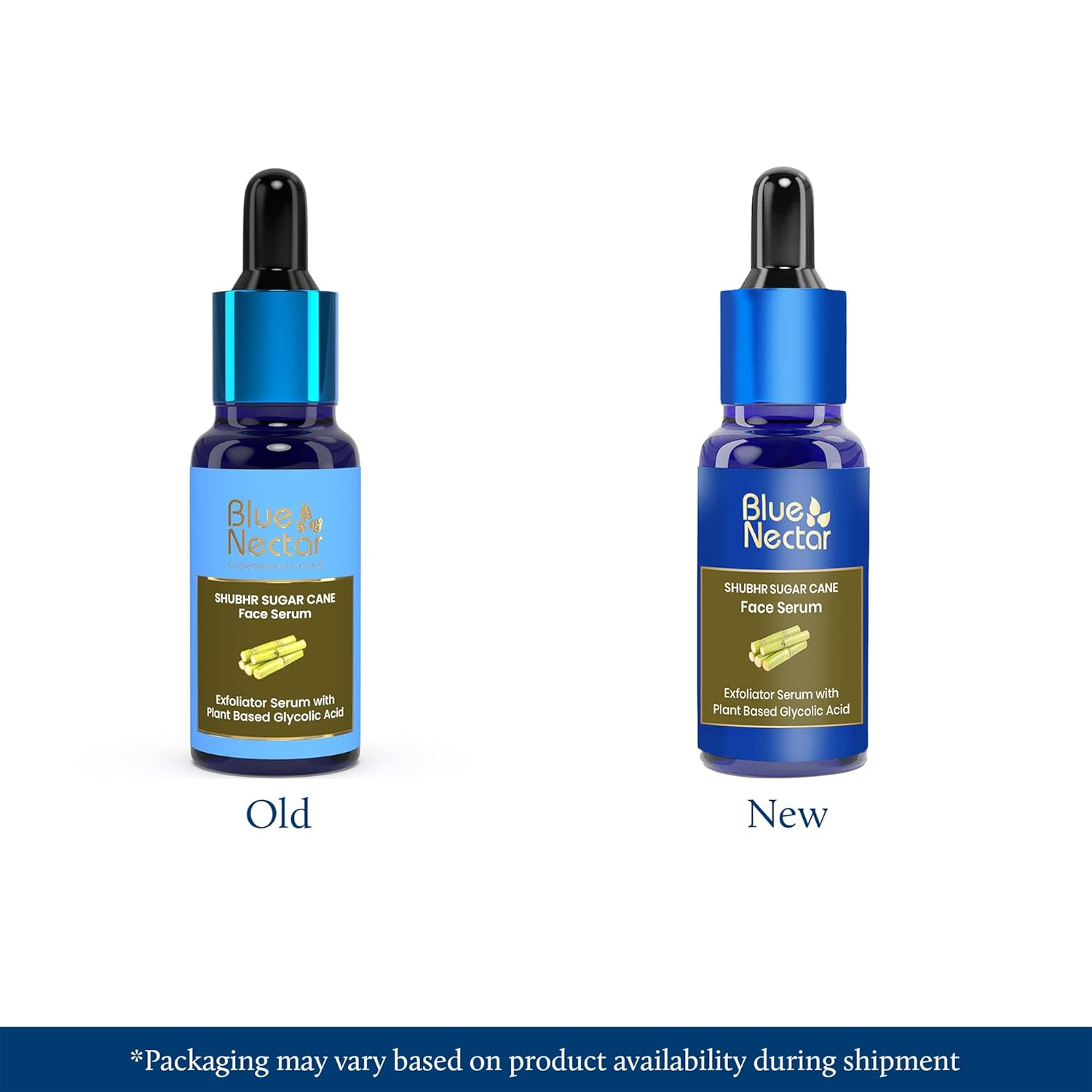 Blue Nectar AHA Exfoliator for Face with Plant Based Glycolic Acid from Sugarcane for Deep Exfoliation - Distacart