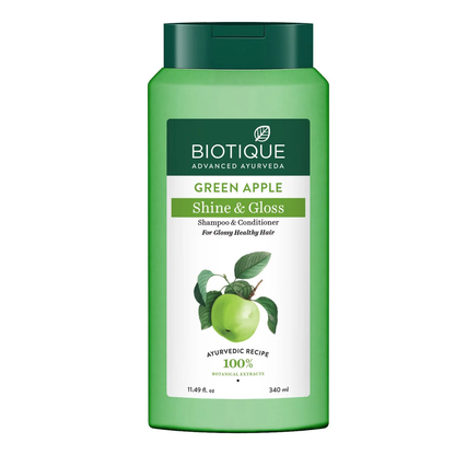 Biotique Bio Green Apple Shampoo & Conditioner - Distacart