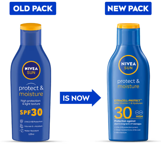 Nivea Protect & Moisture Sun Lotion SPF 30 - Distacart