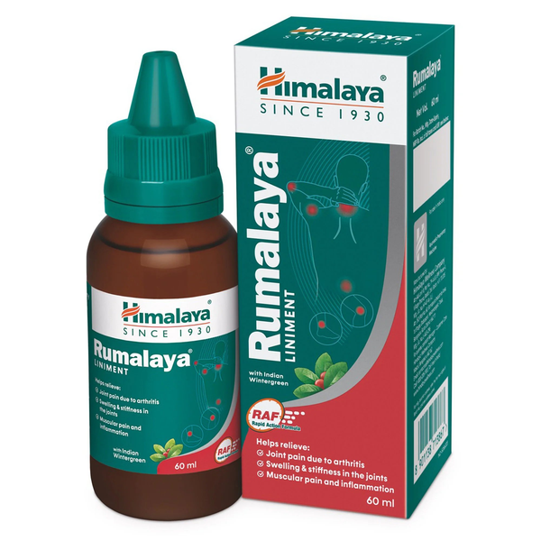 Himalaya Herbals Rumalaya Liniment Liquid (60 ml) - Distacart