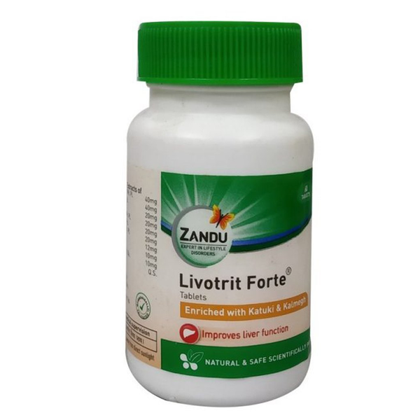 Zandu Livotrit forte 60 Tablets - Distacart