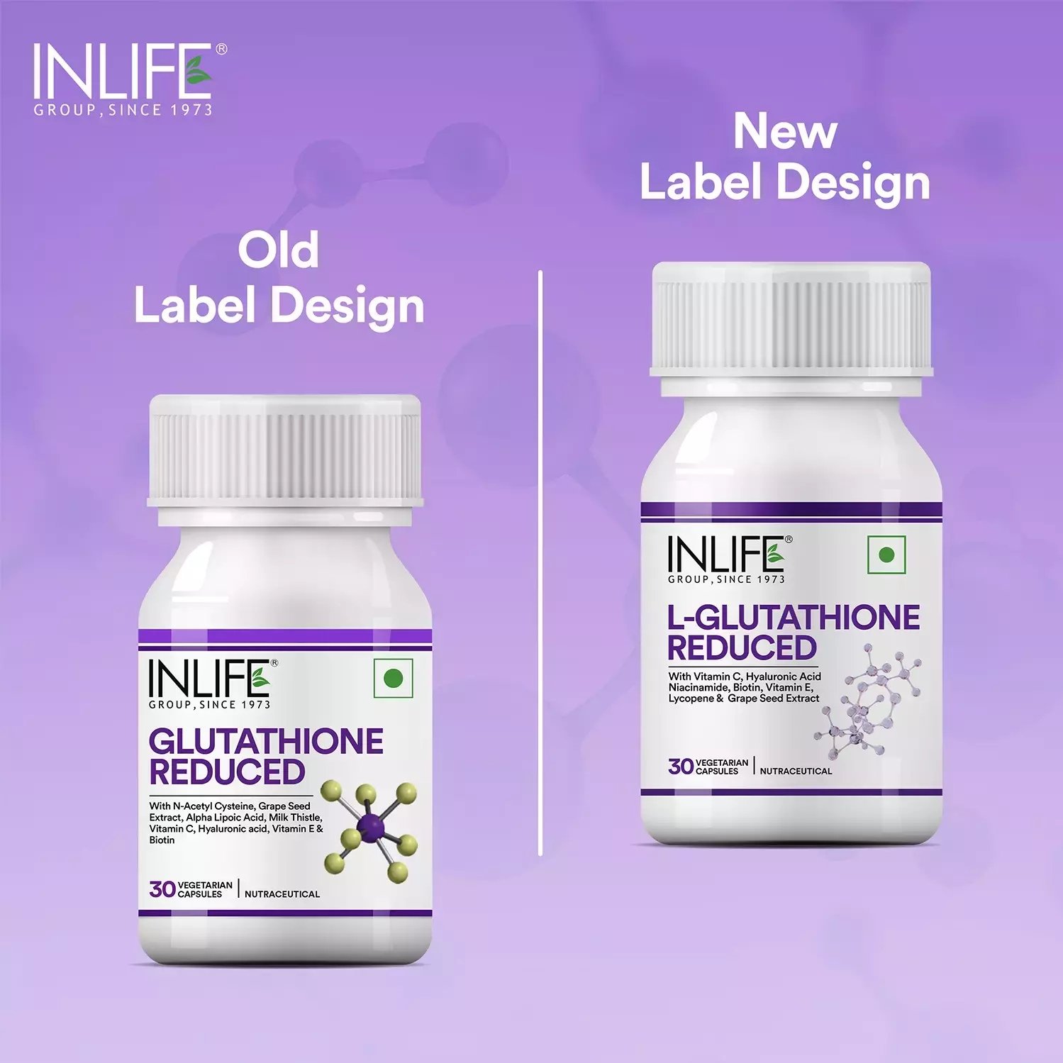 Inlife Glutathione Reduced Capsules - Distacart