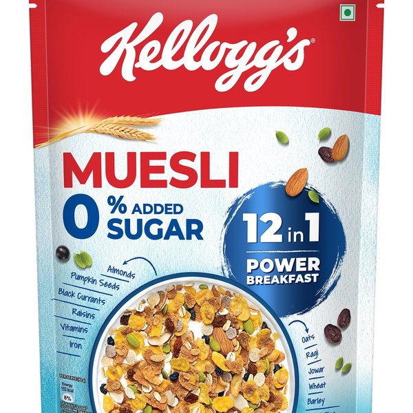 Kellogg's Muesli 0% Added Sugar - Distacart