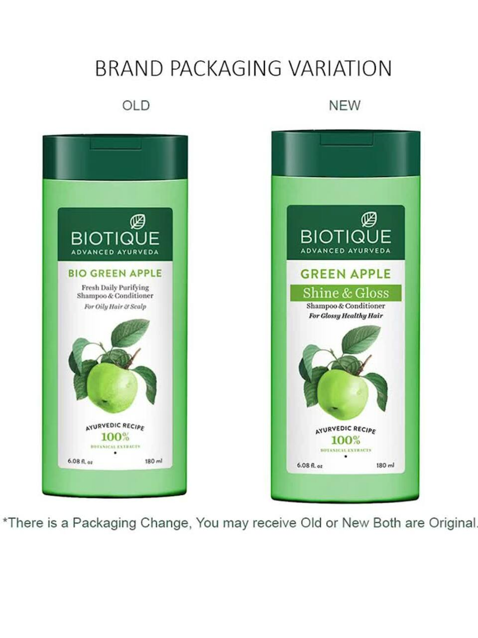 Biotique Bio Green Apple Shampoo & Conditioner - Distacart