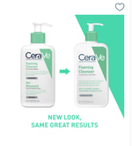 Thumbnail for Cerave Foaming Daily Gel Cleanser for Normal to Oily Skin