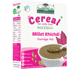 TummyFriendly Foods Organic Millet Khichdi Mix With Vegetables for Toddler Cereal