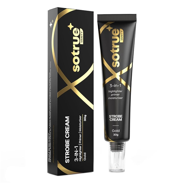 Sotrue Strobe Illuminating Cream + Moisturizer With Hyaluronic Acid - Gold
