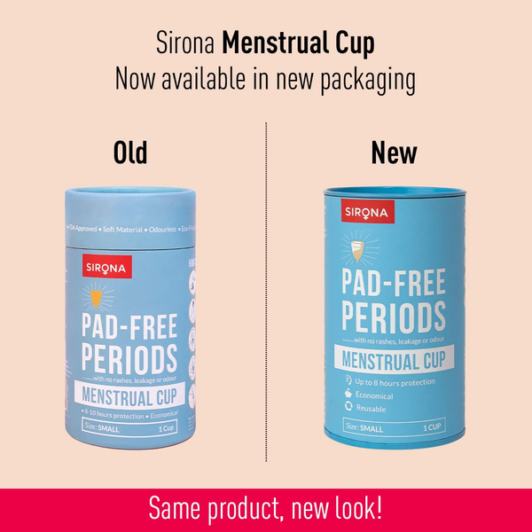 Sirona Reusable Menstrual Cup with Pouch