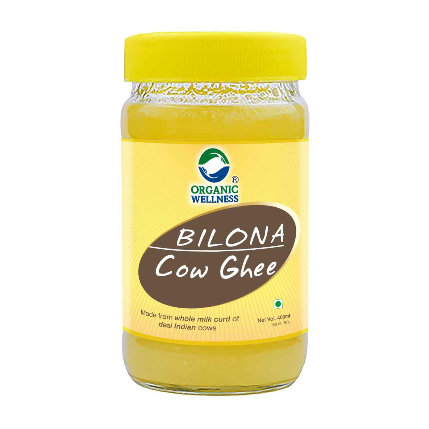 Organic Wellness A2 Bilona Cow Ghee | Vedic Bilona Method Ghee | 100% Pure, Natural & Healthy Ghee | Boost Your Energy With Premium & Traditional Ghee