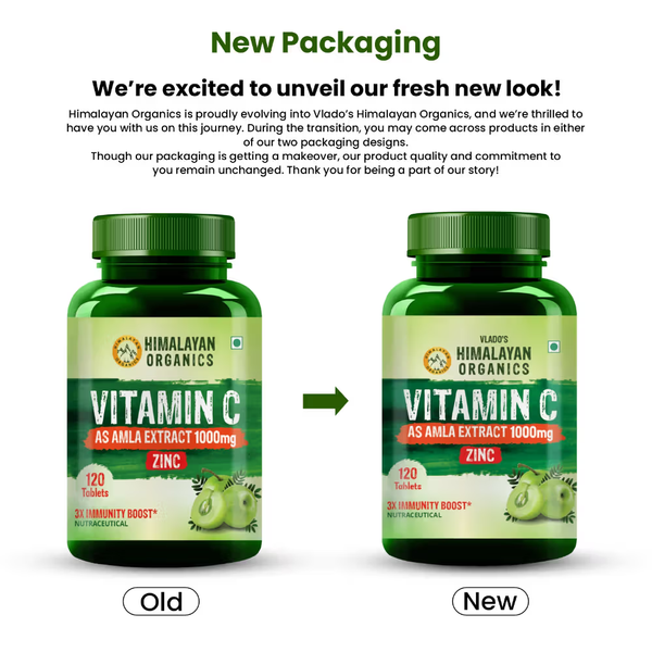 Himalayan Organics Vitamin C 1000 mg Tablets