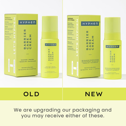 Hyphen By Kriti Sanon Barrier Care Cream For Dry Skin With Ceramide, Tamanu Oil, CICA Extracts, Instant Skin Hydration - Dista