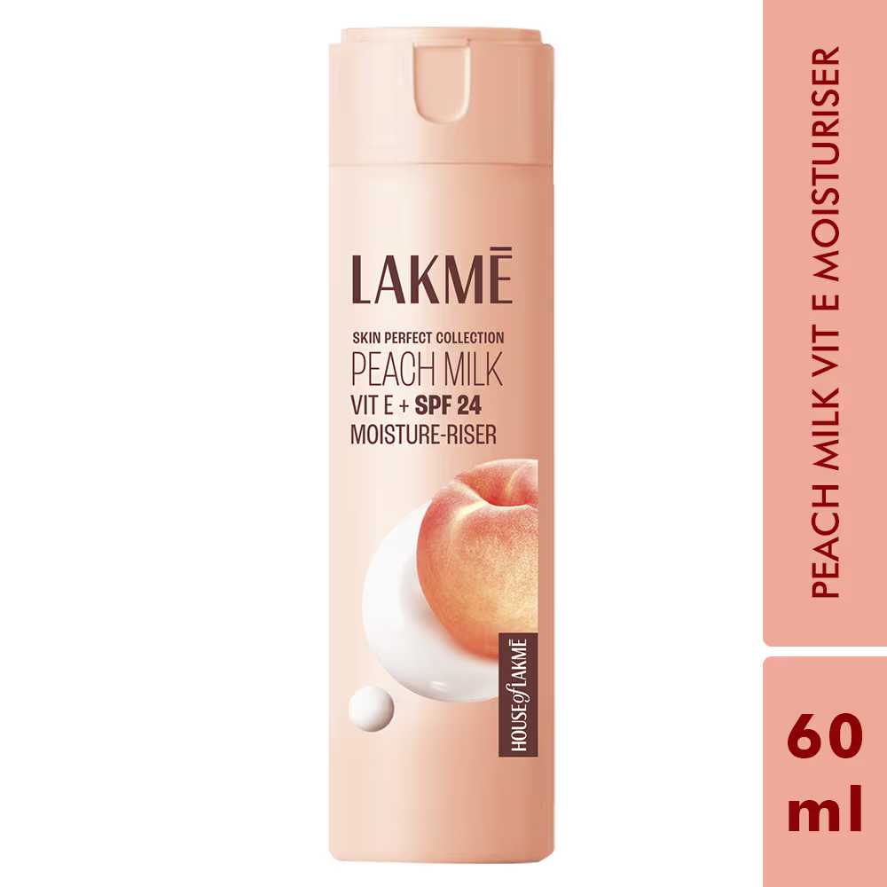 Lakme Peach Milk Moisturiser SPF 24 PA++ Sunscreen Lotion - Distacart