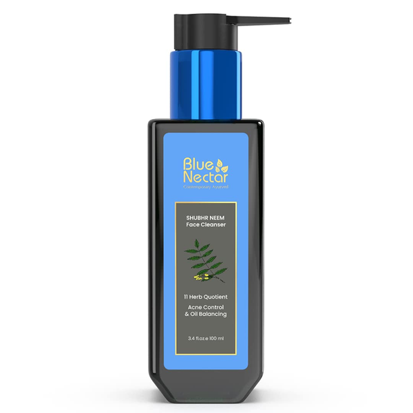 Blue Nectar Shubhr Acne Face Cleanser with Honey & Neem - Distacart