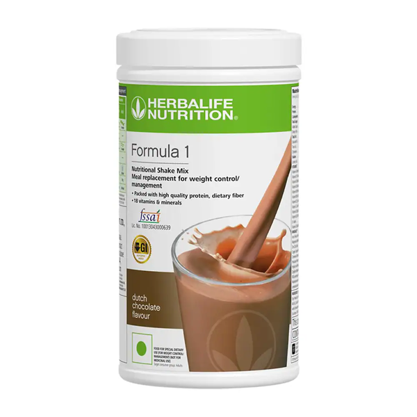 Herbalife Nutrition Formula 1 Nutritional Shake Mix - Dutch Chocolate Flavour - Distacart