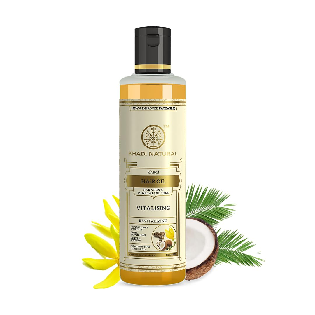 Khadi Natural Vitalising Hair Oil - Distacart