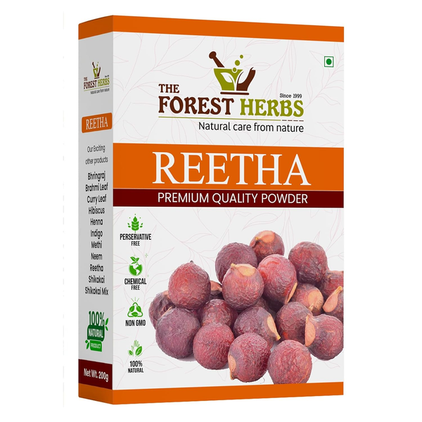 Forest Herbs Reetha Hair Care Powder - Distacart