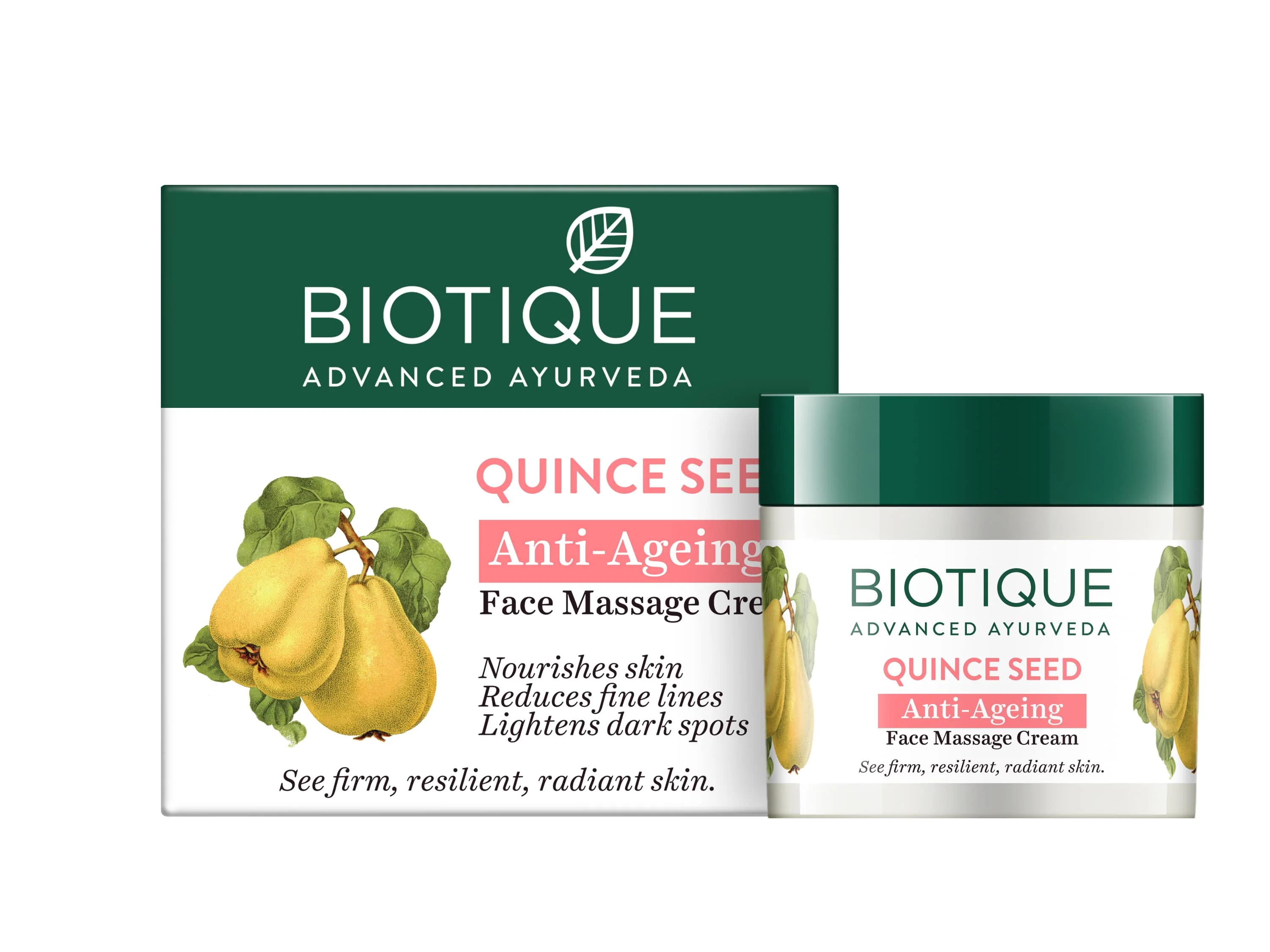 Biotique Advanced Ayurveda Quince Seed Anti-Ageing Face Massage Cream - Distacart