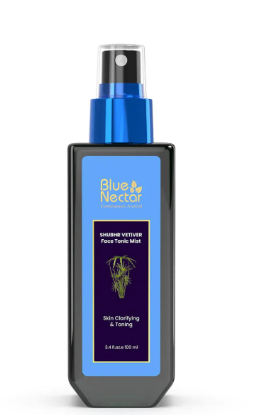 Blue Nectar Shubhr Steam Distilled Vetiver Toner Water & Face Tonic Mist - Distacart