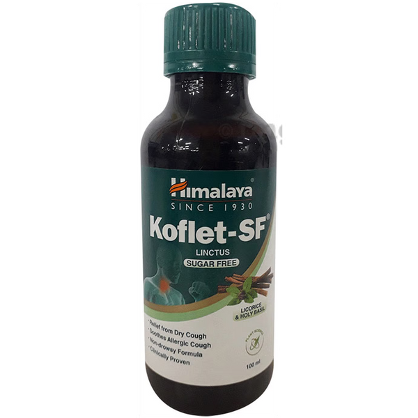 Himalaya Koflet-SF Linctus Sugar Free (100ML) - Distacart