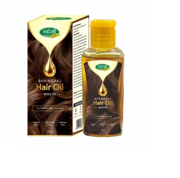 Swadeshi Bhringraj 100% Pure Ayurvedic Oil - Distacart