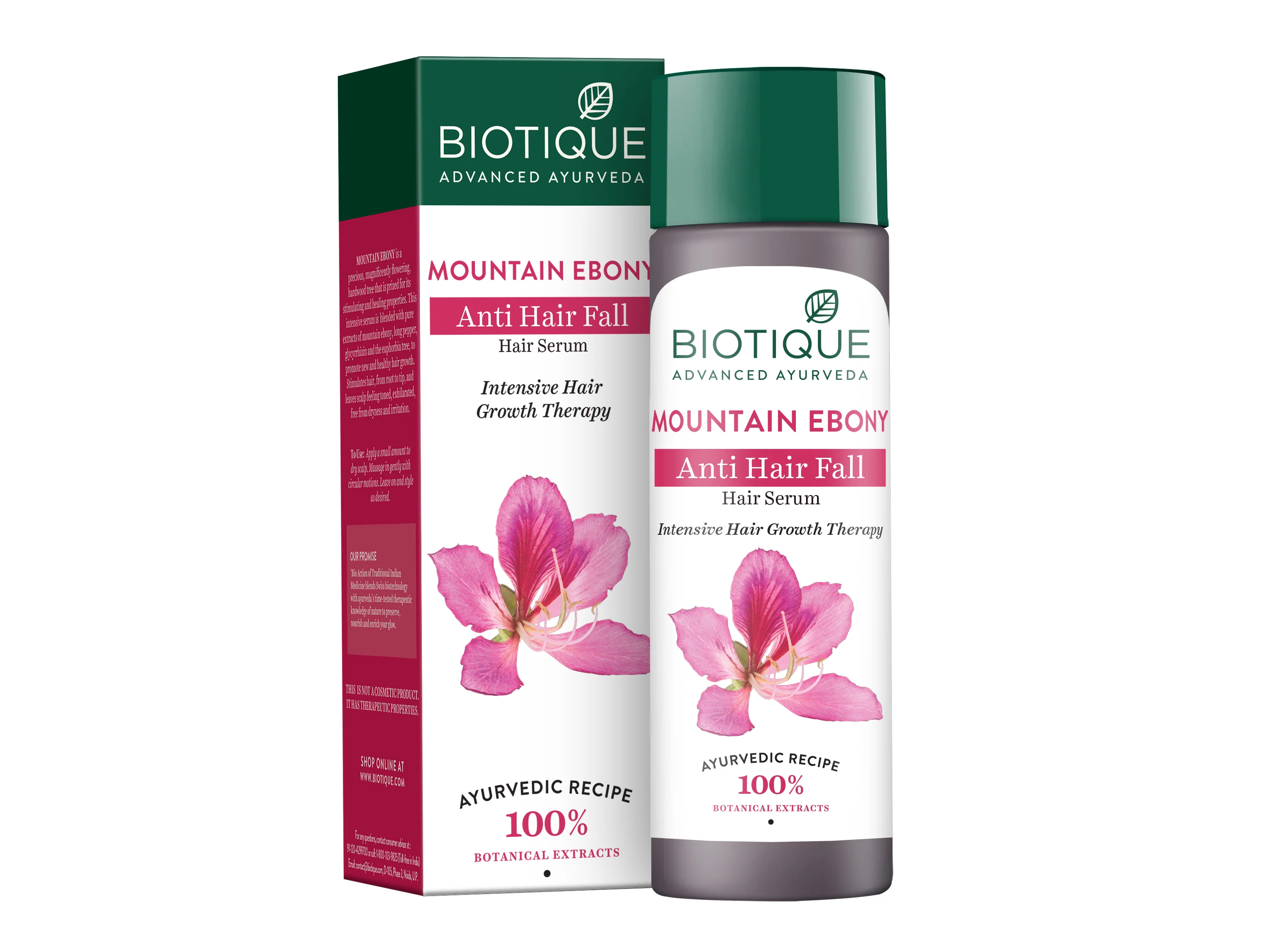 Biotique Advanced Ayurveda Bio Mountain Ebony Vitalizing Serum For Falling Hair - Distacart