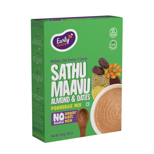 Early Foods Organic Sattu Maavu Porridge Mix - Distacart