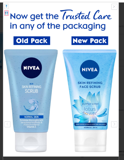 Nivea Skin Refining Scrub - Normal Skin - Distacart