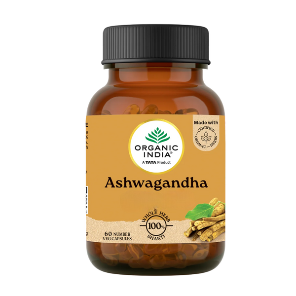 Organic India Ashwagandha Caps - Distacart
