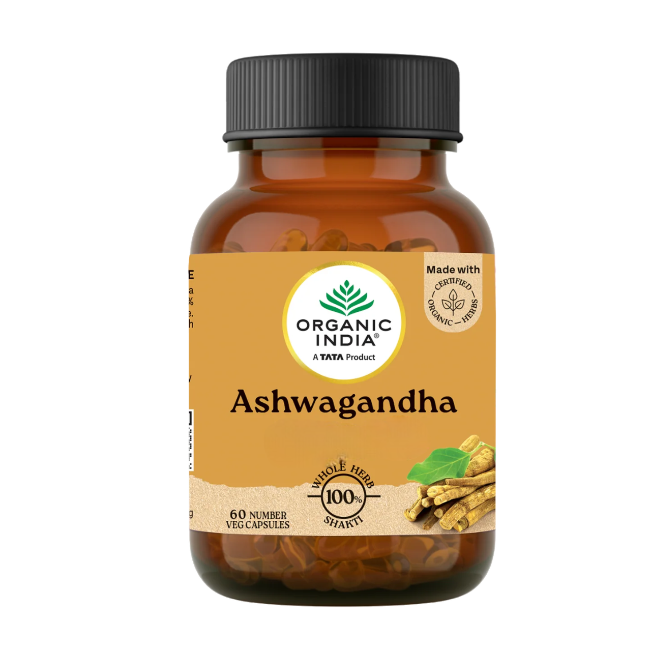 Organic India Ashwagandha Caps - Distacart