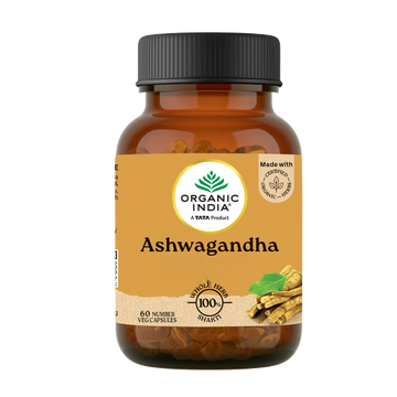 Organic India Ashwagandha Caps - Distacart
