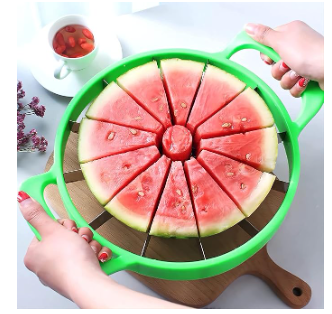 Stainless Steel - Watermelon Cutter Slicer - Distacart