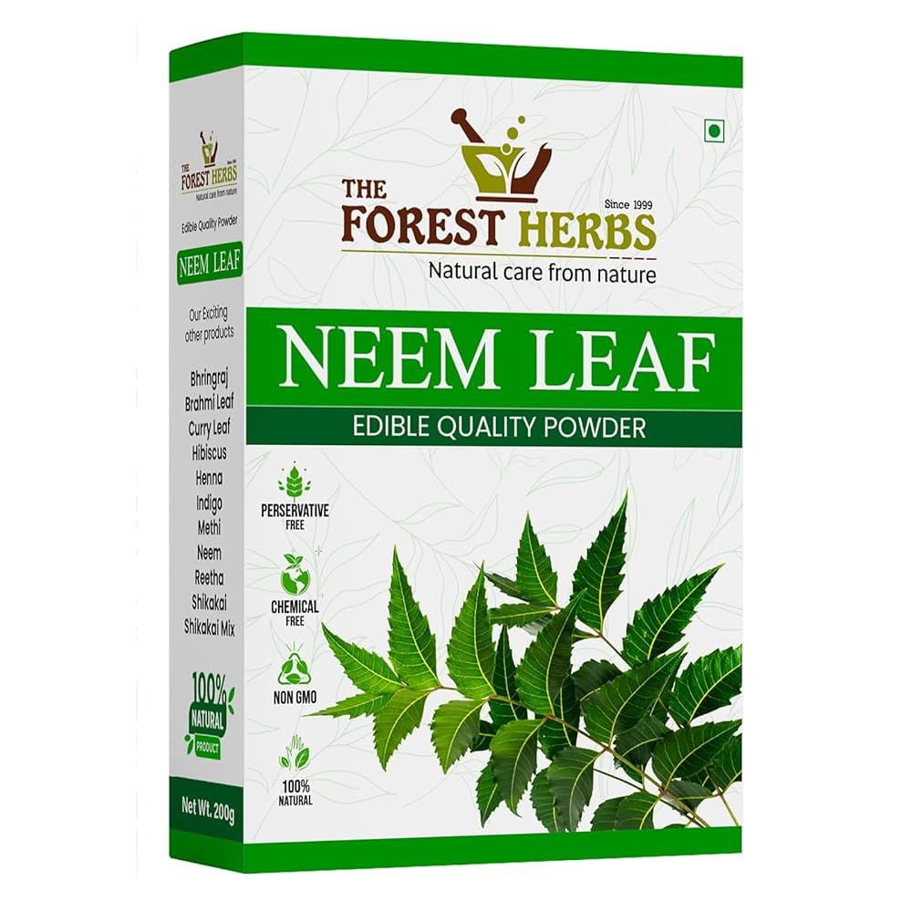 Forest Herbs Neem Hair & Face Care Powder - Distacart