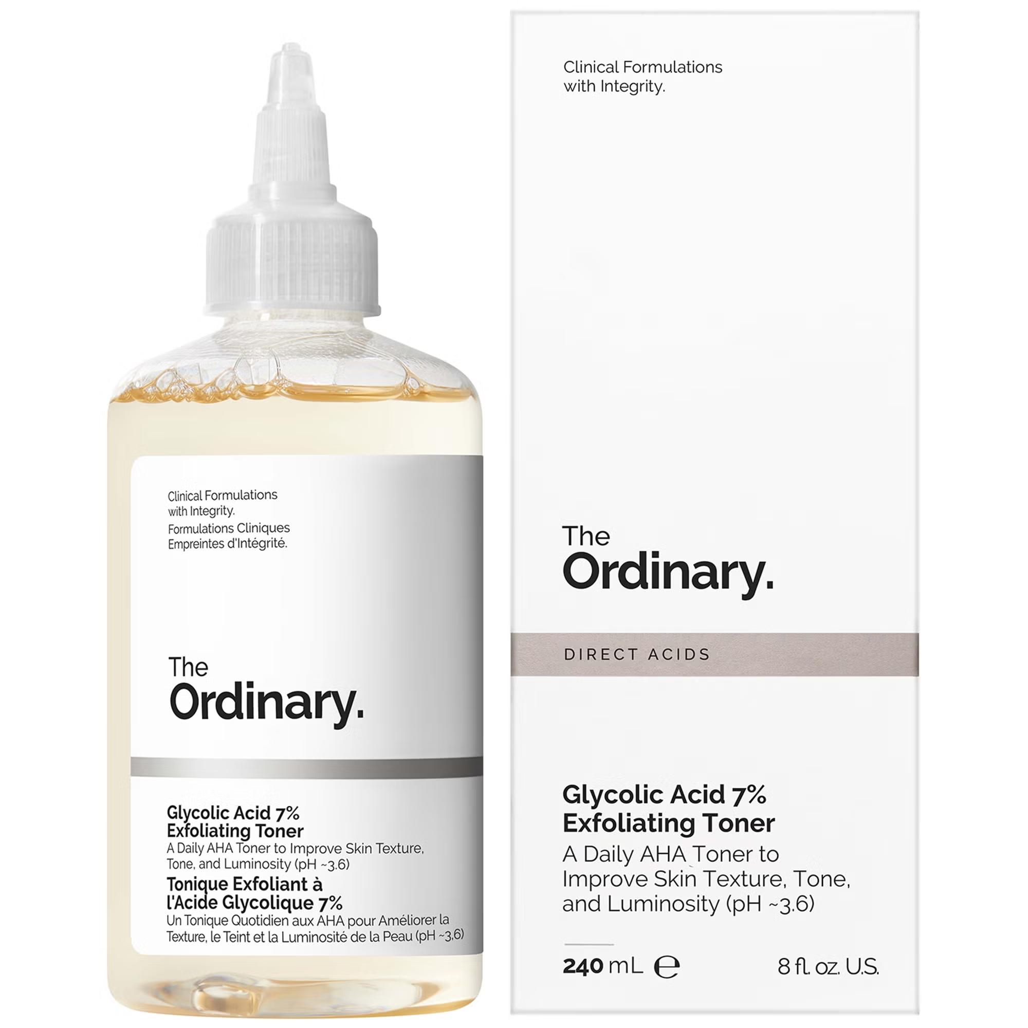 The Ordinary Glycolic Acid 7% Exfoliating Mini Toner - Distacart
