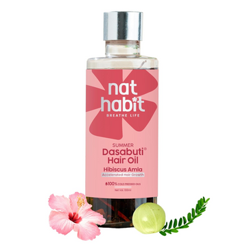 Nat Habit Hibiscus Amla Hair Growth Summer Dasabuti Hair Oil - Distacart