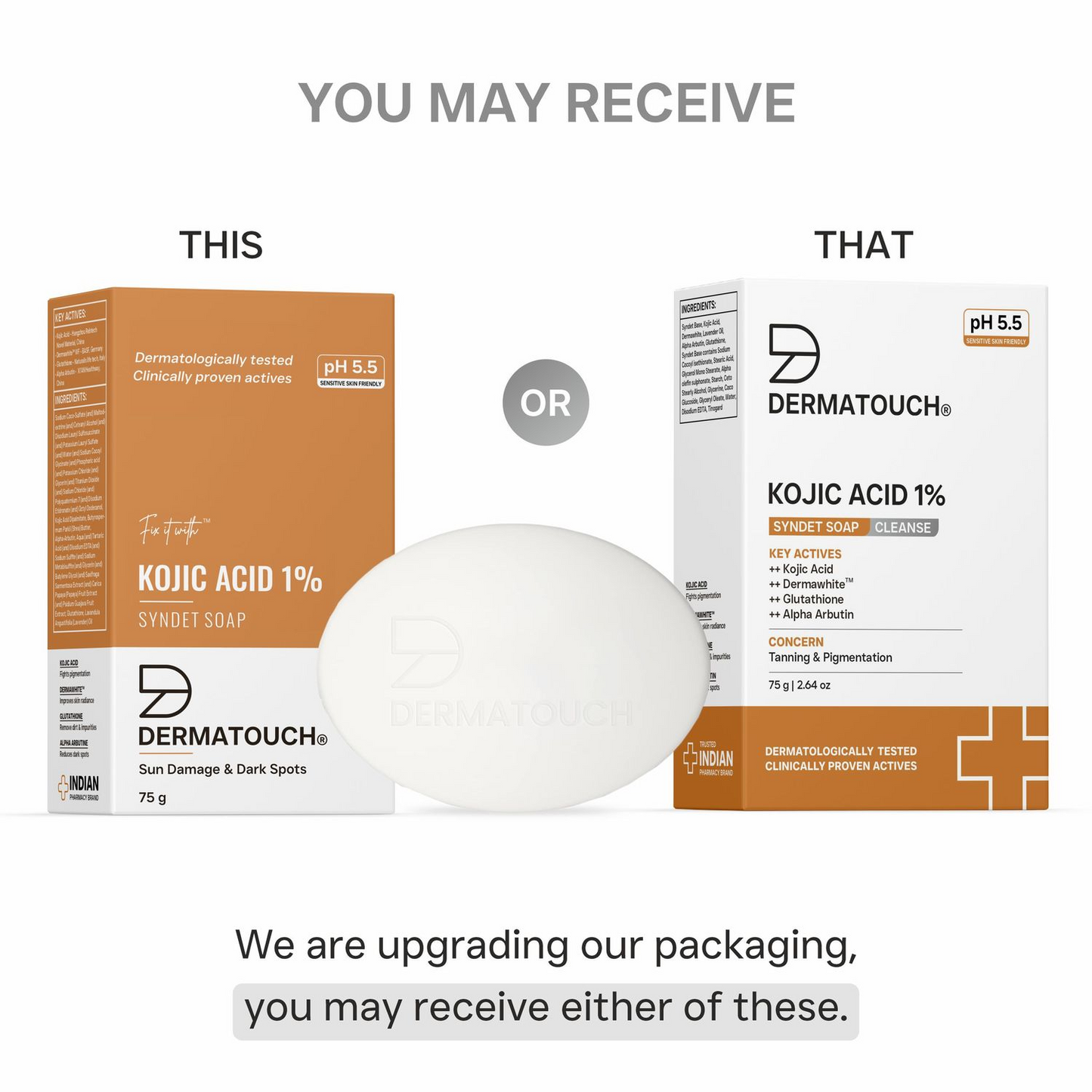 Dermatouch Kojic Acid 1% Soap With Glutathione - Distacart