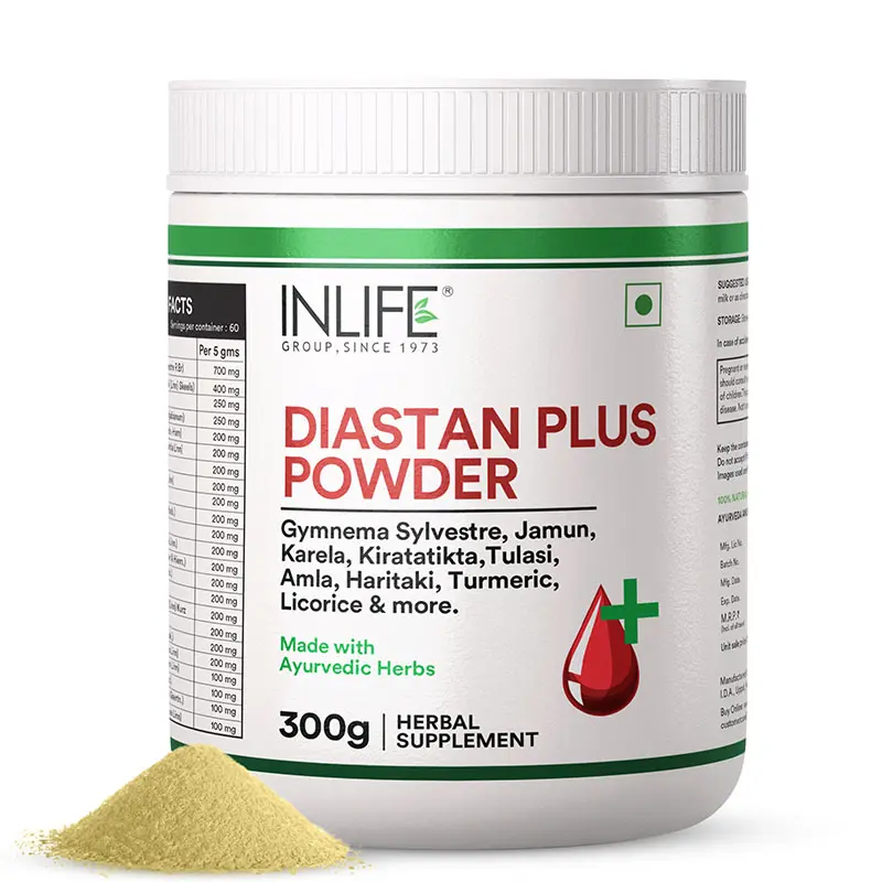 Inlife Diabetes Care Diastan Plus Powder Natural Flavour - Distacart