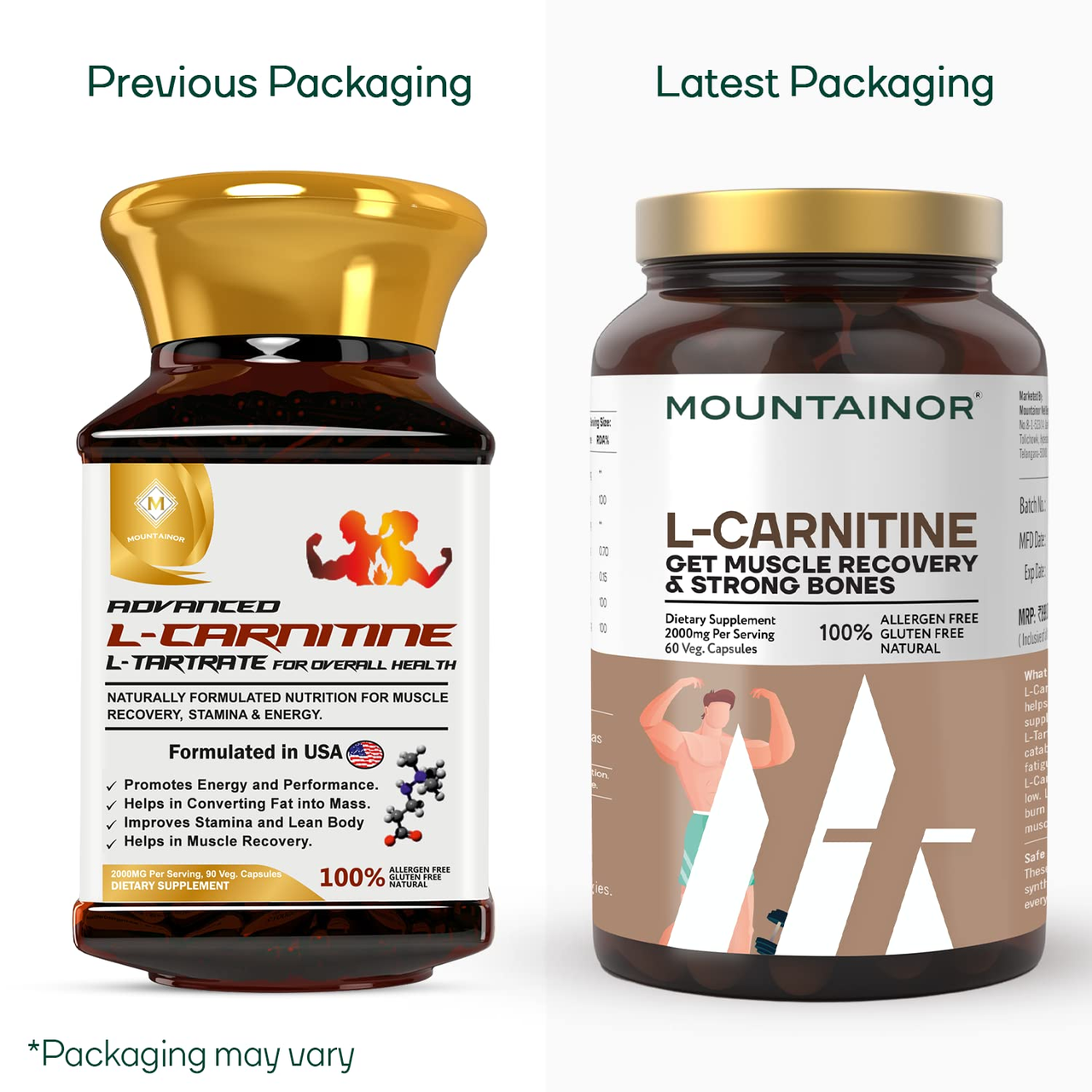 Mountainor Advanced L-Carnitine L-Tartrate capsules - Distacart