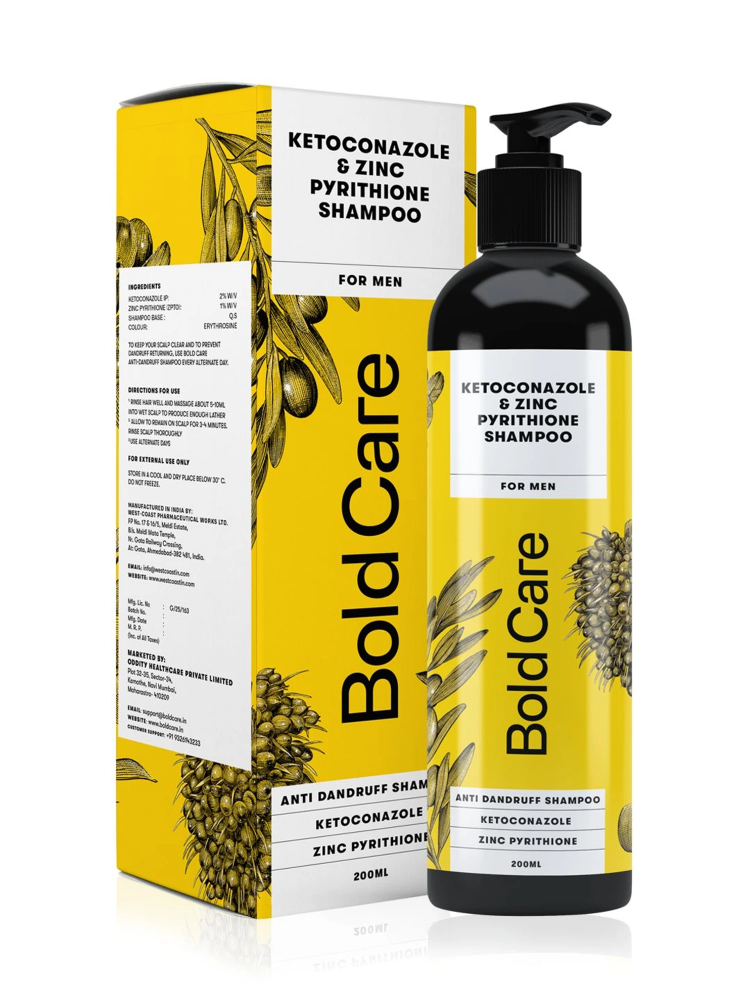 Bold Care DHT Blocker Shampoo & Hair Growth 5% Solution Serum Combo - Distacart