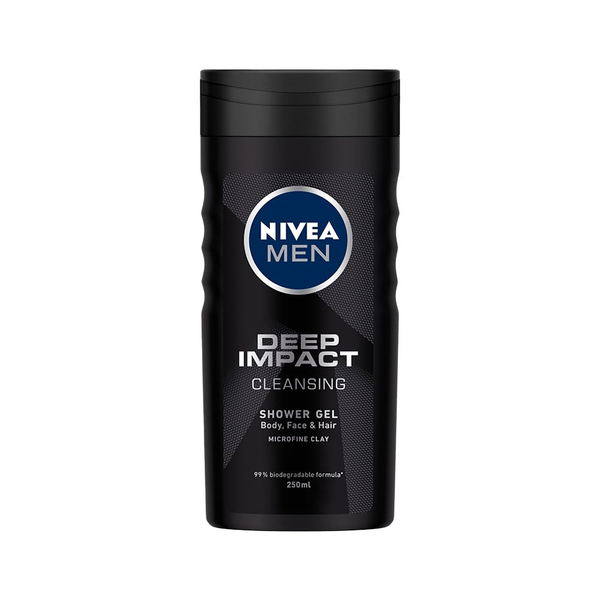 Nivea Men Deep Impact Cleansing Shower Gel - Distacart