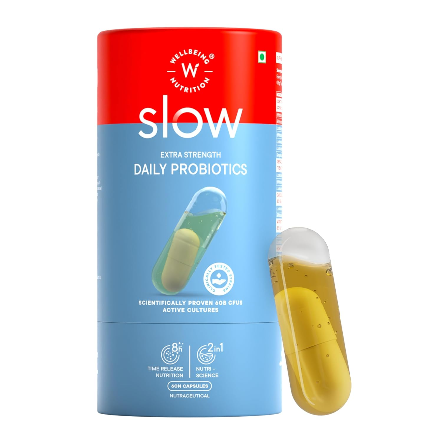 Wellbeing Nutrition Slow | Gut Health Capsules - Distacart