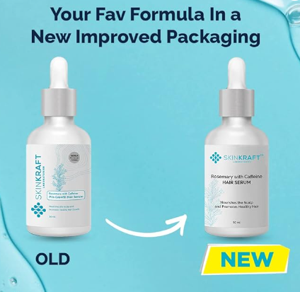 SkinKraft Rosemary & caffeine Pro Growth Hair Serum - Distacart