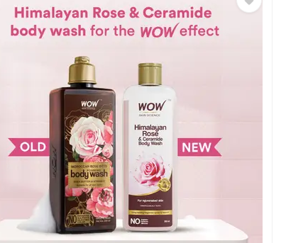 Wow Skin Science Moroccan Rose Otto Foaming Body Wash - Distacart