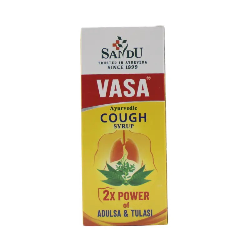 Sandu Vasa Herbal Cough Syrup with Adulsa & Tulsi - Distacart