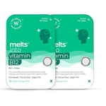 Thumbnail for Wellbeing Nutrition Melts Vegan Vitamin B12 Thin Strips-Misty Orange Mint Flavor