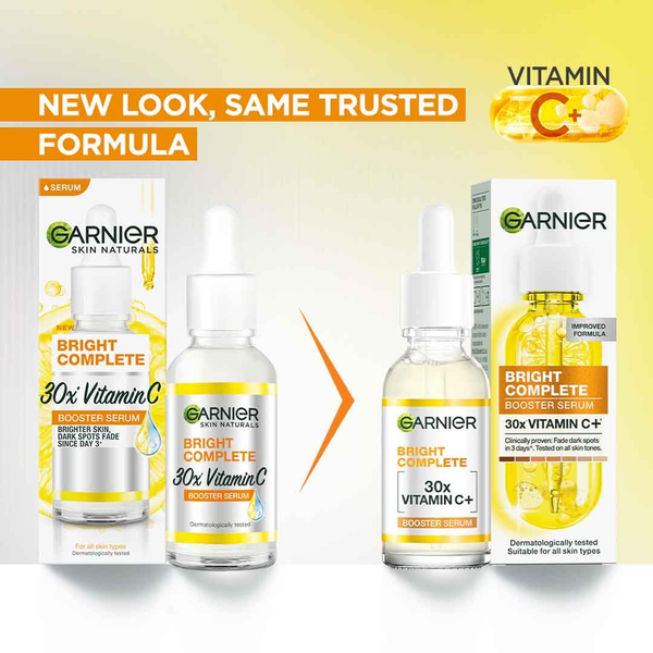 Garnier Bright Complete Vitamin C Booster Face Serum - Distacart