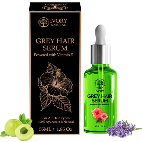 Ivory Natural Grey Hair Serum - Restore Natural Hair Color - Distacart