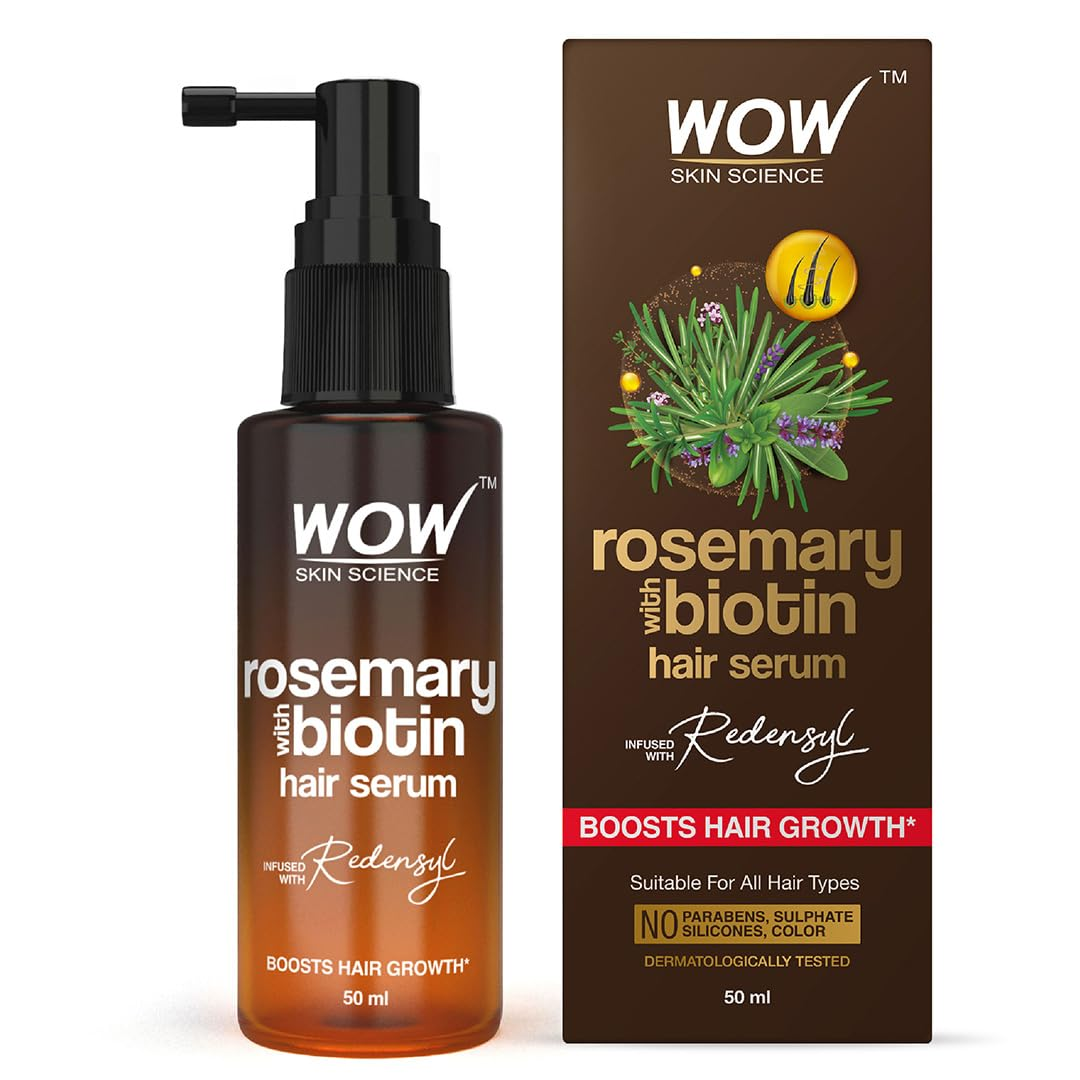 Wow Life Science Rosemary With Biotin Hair Serum - Distacart